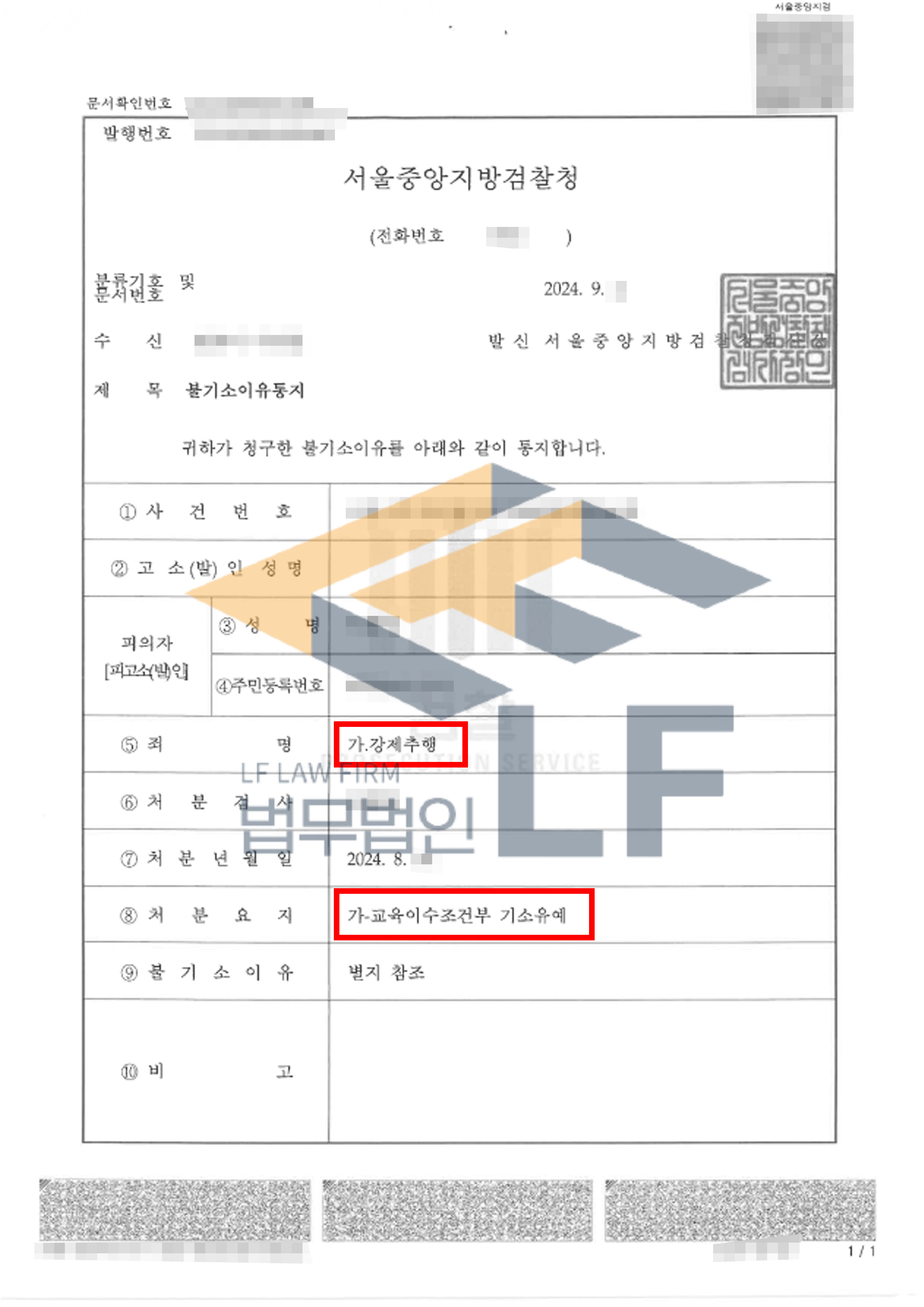 술집에서 피해자에게 다가가 입술에 입맞춤을 해  강제추행한 사건에서 기소유예 처분 사례 변호사 사진