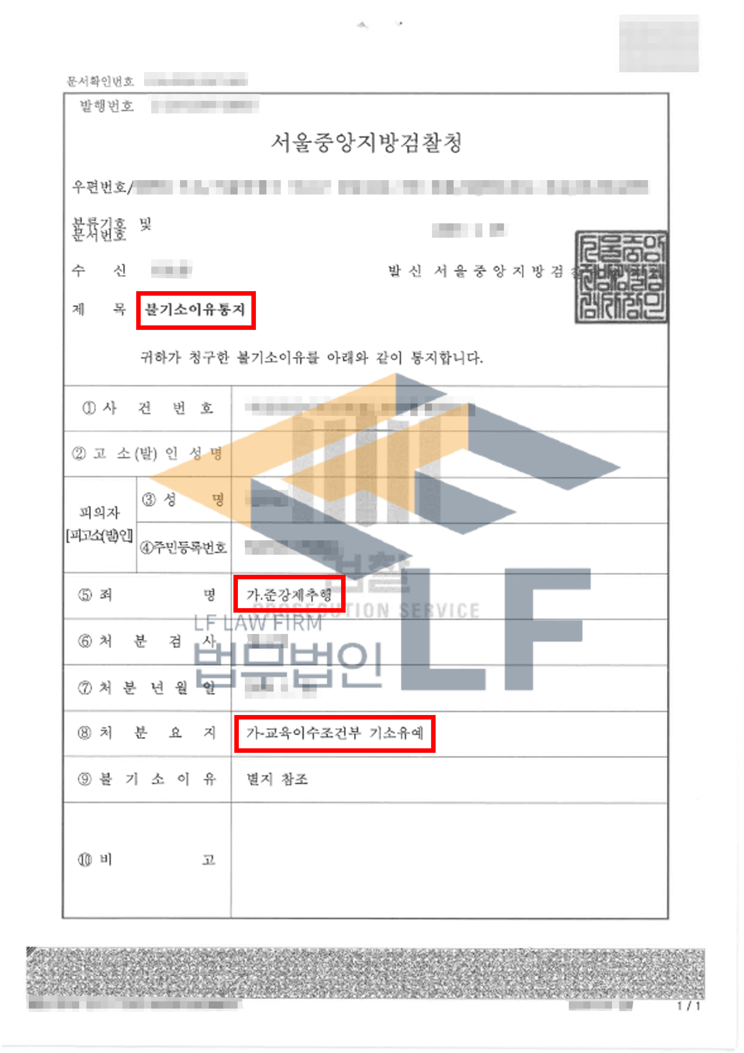 찜질방에서 잠을 자고 있는 피해자의 신체를 강제로 추행한 사건에서 기소유예 처분 변호사 사진