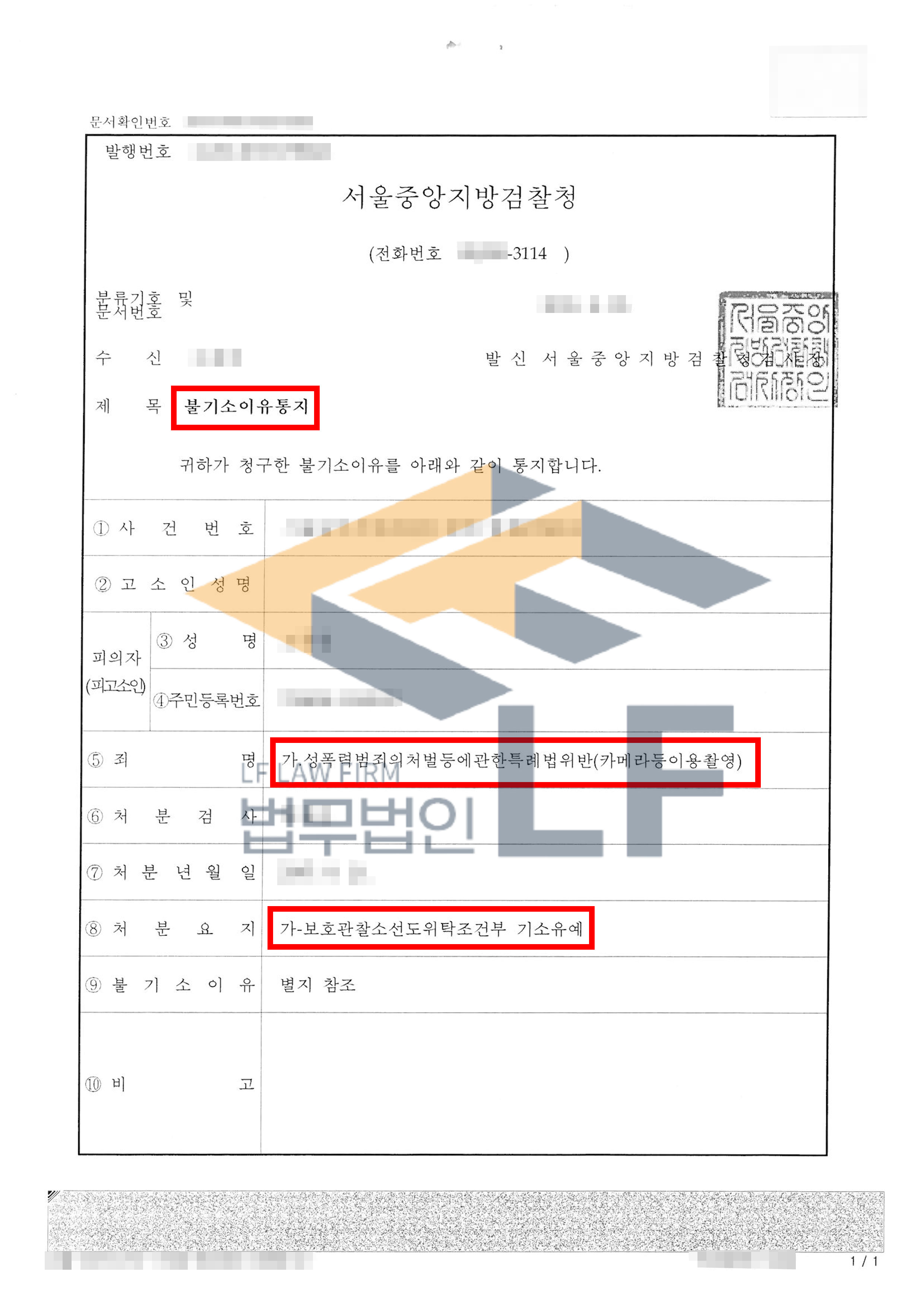 전동차 내에서 맞은편에 짧은 치마를 입고 앉아있는 피해자의 하체부위를 촬영한 사건에서 기소유예 처분 변호사 사진