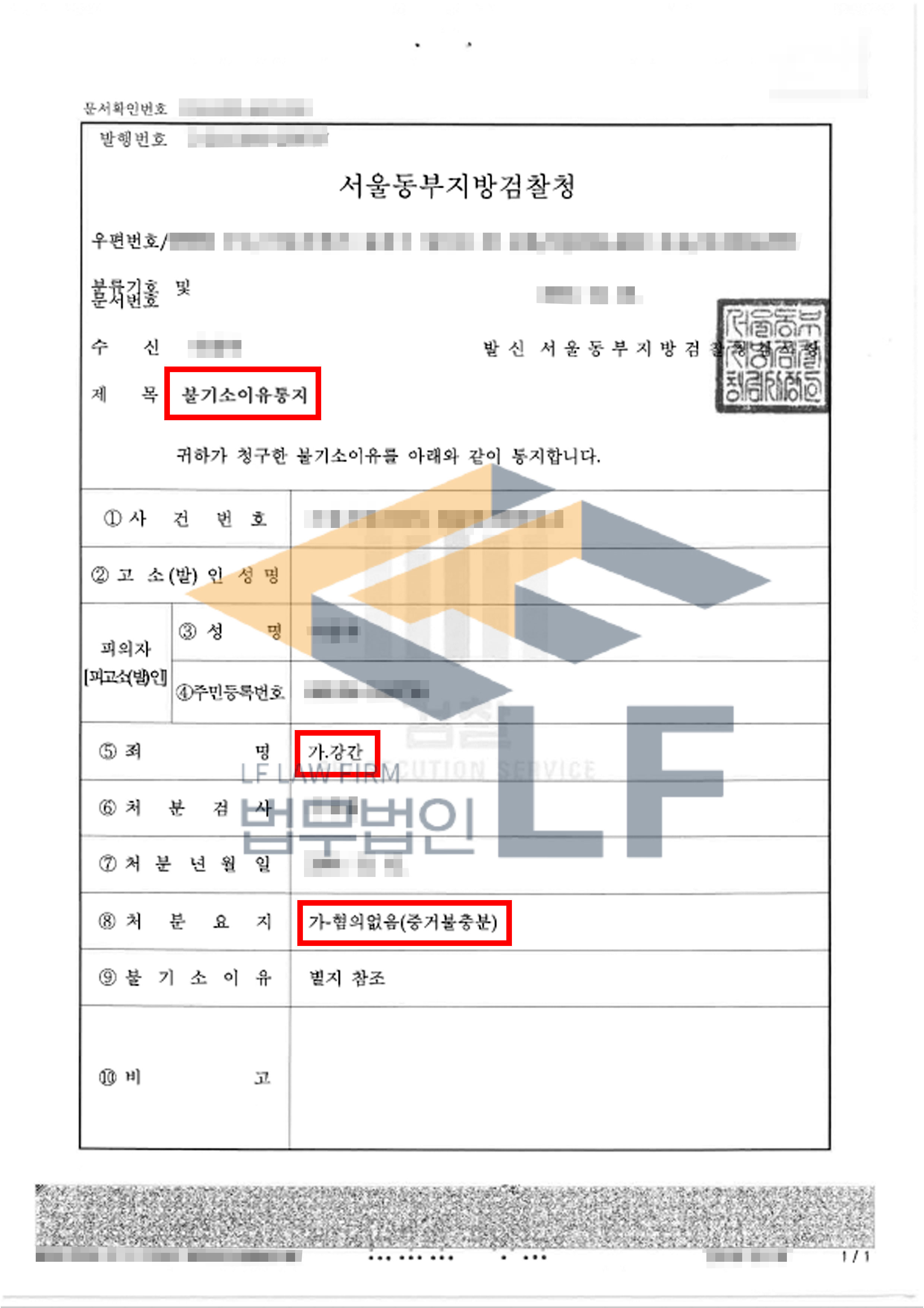 대화방에 방문하여 종업원을 간음한 사건에서 혐의없음 처분 변호사 사진