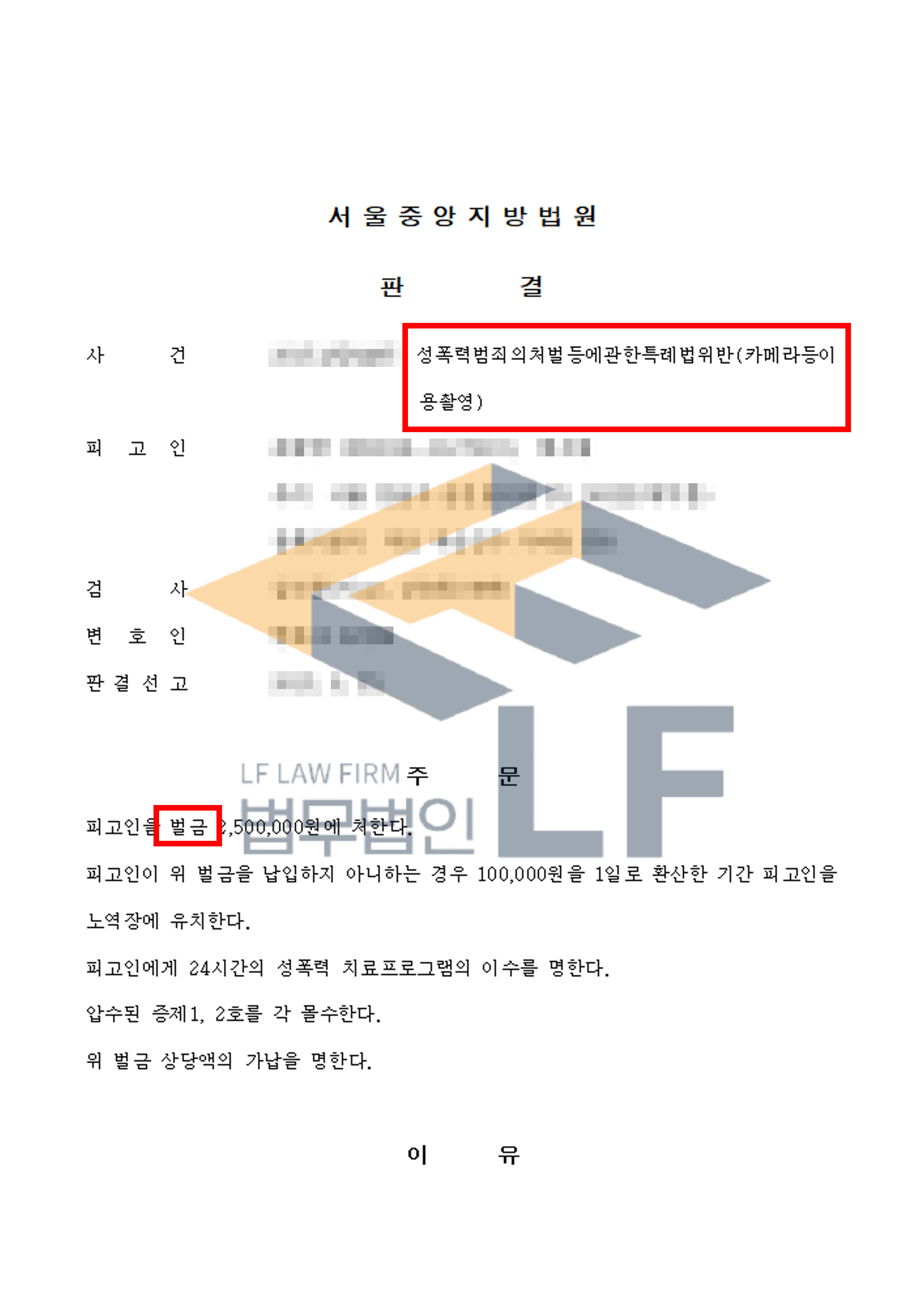 디지털 카메라를 케이스에 안보이게 숨긴 후 피해 여성들의 다리를 몰래 촬영한 사건에서 벌금 처분 변호사 사진