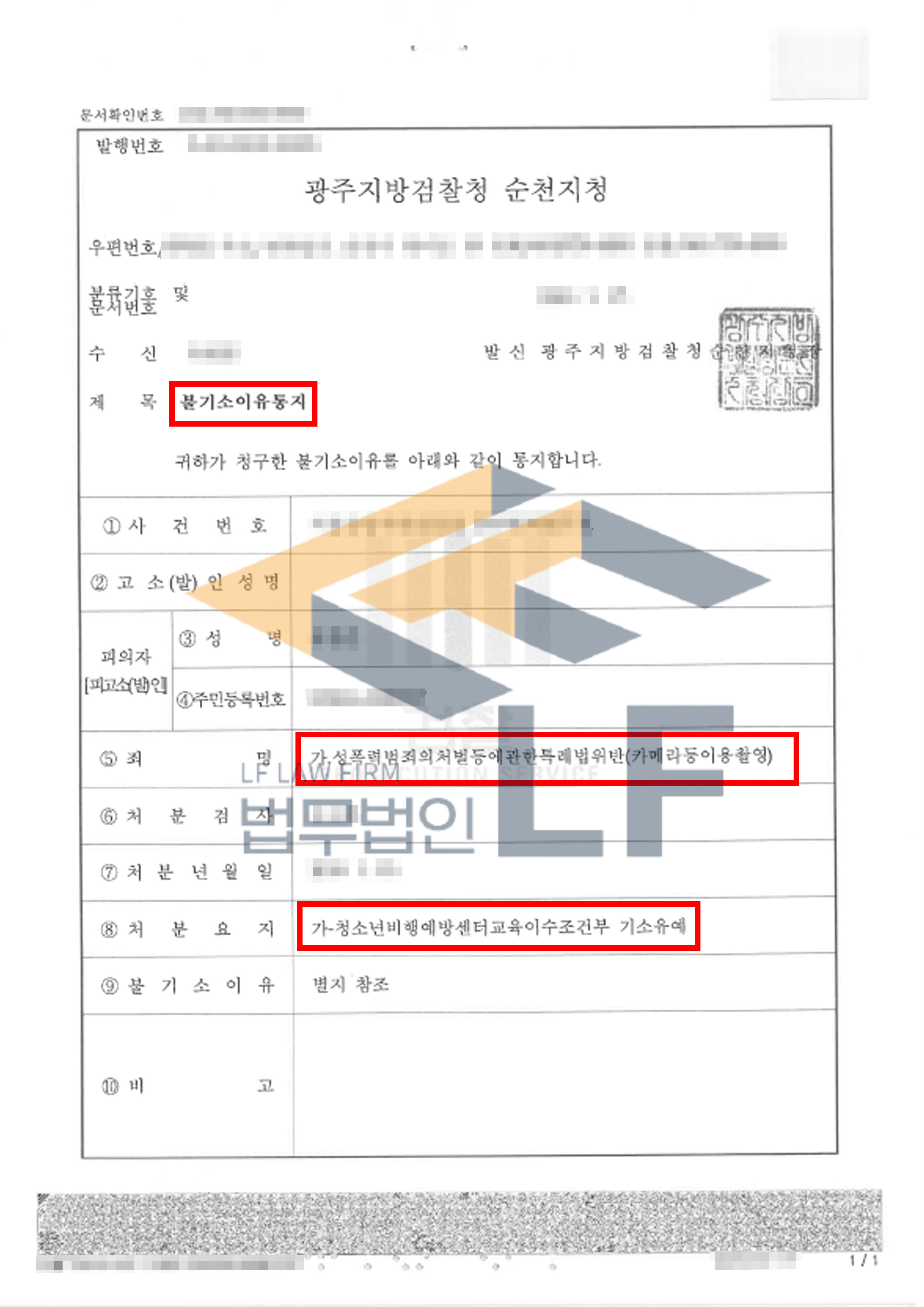 여자화장실을 가는 피해자를 따라 들어가 옆 칸에서 용변을 보는 모습을 촬영한 사건에서 기소유예 처분 변호사 사진