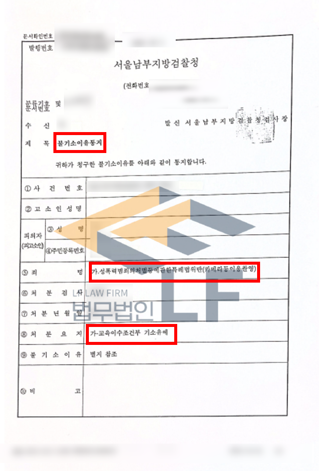 원룸단지에 접근하여 창문이 열린 곳에 카메라를 넣어 옷을 갈아입는 장면을 촬영한 사건 기소유예처분 변호사 사진