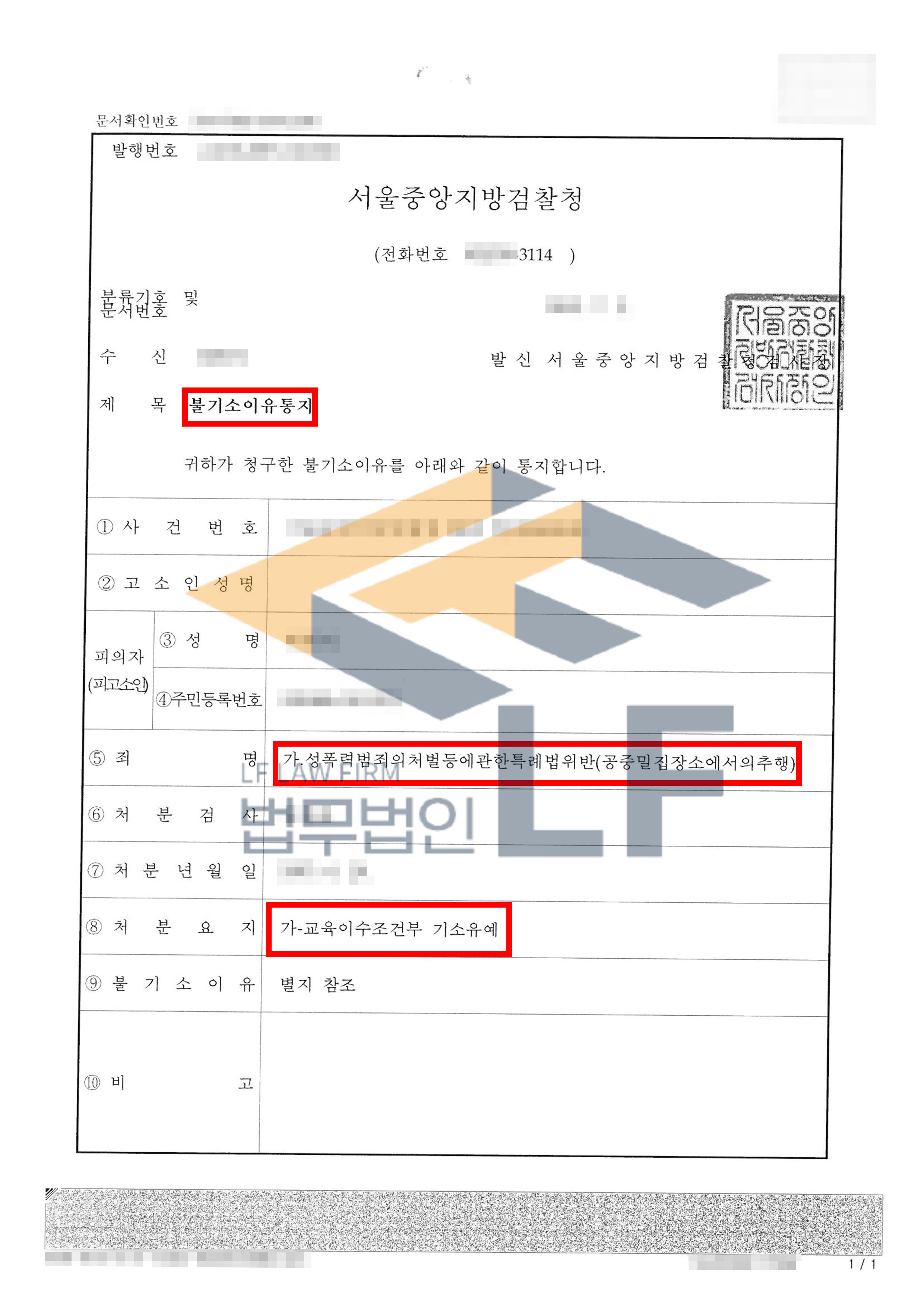 사우나 수면실 내에서 잠을 자고 있는 동성 피해자의 성기를 만져 강제추행한 사건에서 기소유예 처분 변호사 사진