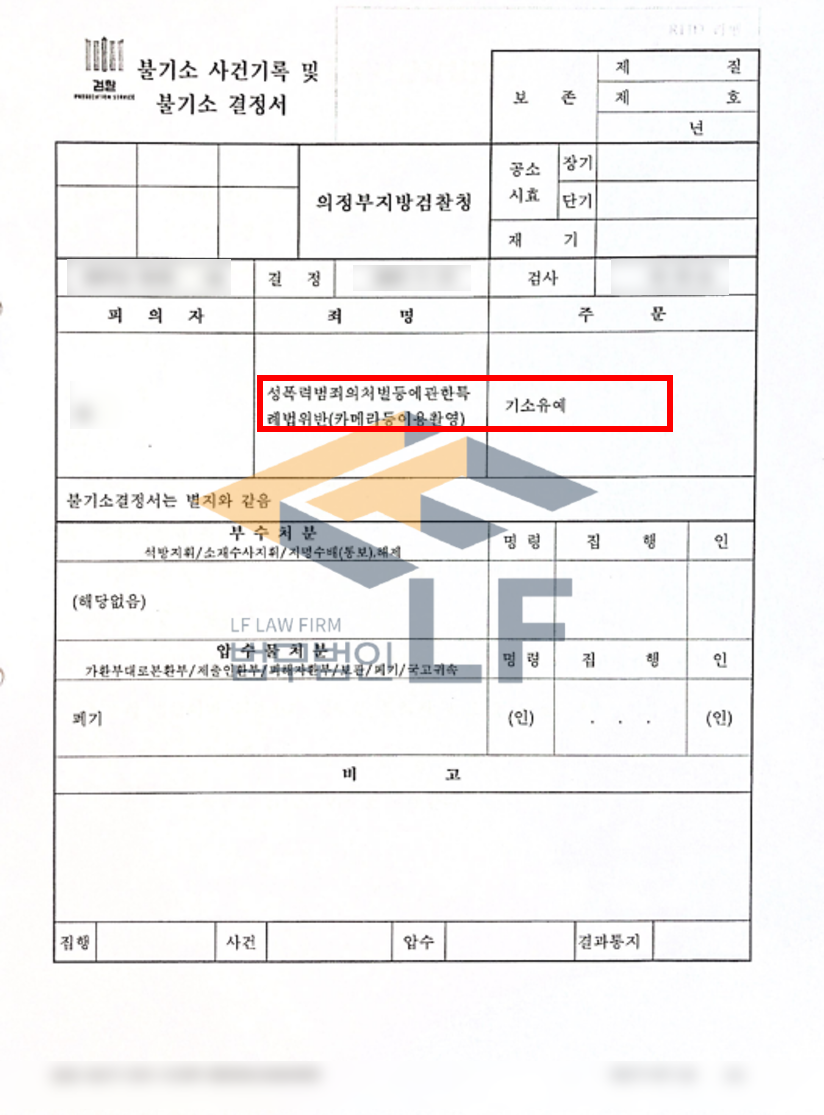 지하철역 에스컬레이터에서 피해자의 치마 속을 동영상촬영한 사건 기소유예사례 변호사 사진