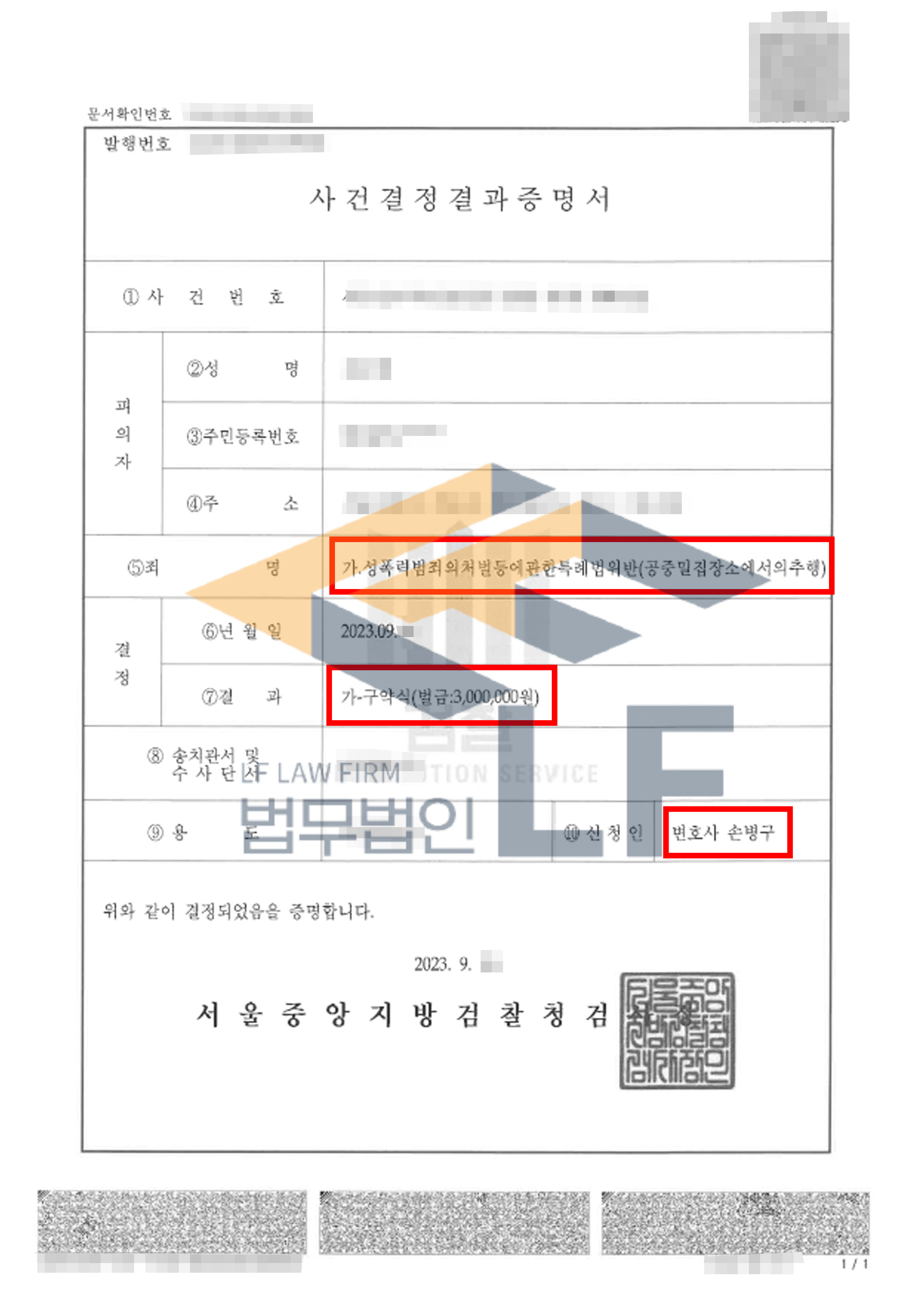 지하철에서 피해여성을 추행한 사건에서 구약식 벌금 처분 사례 변호사 사진