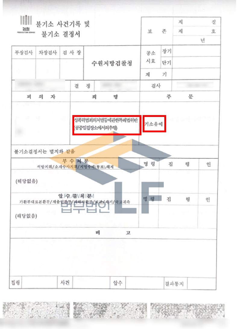 지하철에서 앞 사람의 엉덩이에 성기를 접촉하여 추행한 공중밀집장소에서의추행 교육이수조건부기소유예처분 변호사 사진