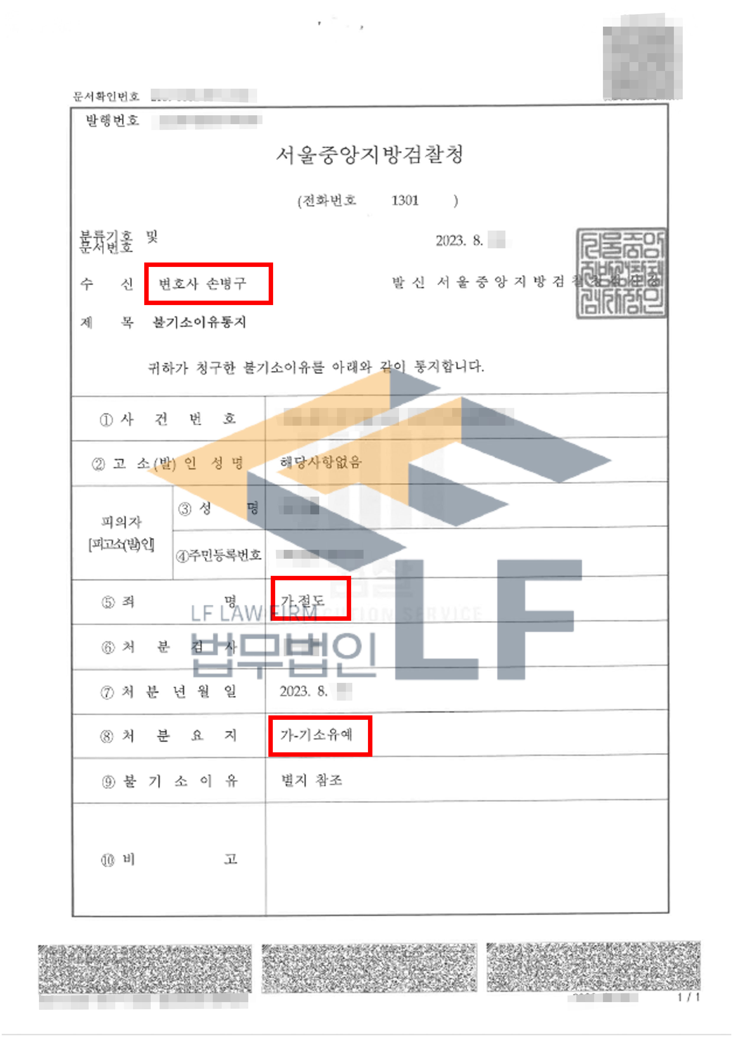 주점에서 피해자들이 자리를 비운 틈을 타 가방에서 지갑을 훔친 절도죄 사건에서 기소유예 처분 변호사 사진