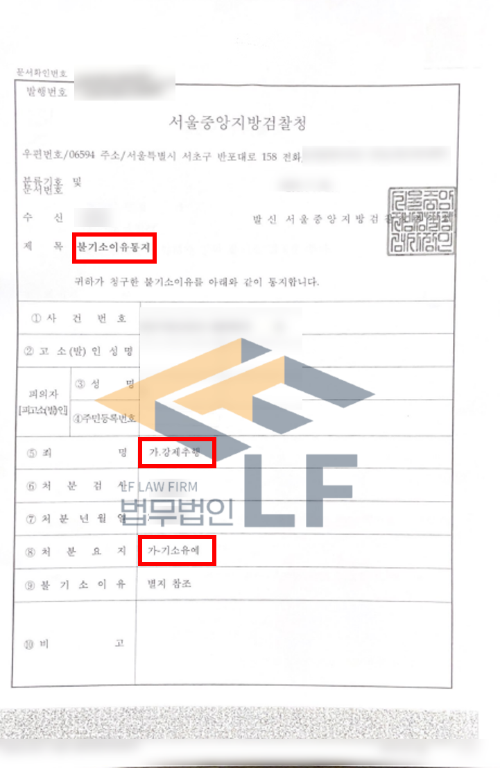 술집에서 피해자를 추행하고 강제로 팔을 잡고 끌어낸 사건 기소유예 사례 변호사 사진