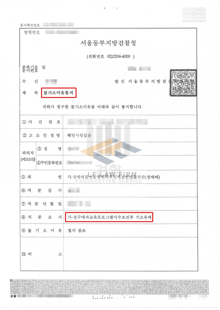 성매매 대금을 지급하고 미성년자와 성매매를 하였다는 혐의를 받은 아청법성매매 사건에서 기소유예 처분 사례 변호사 사진