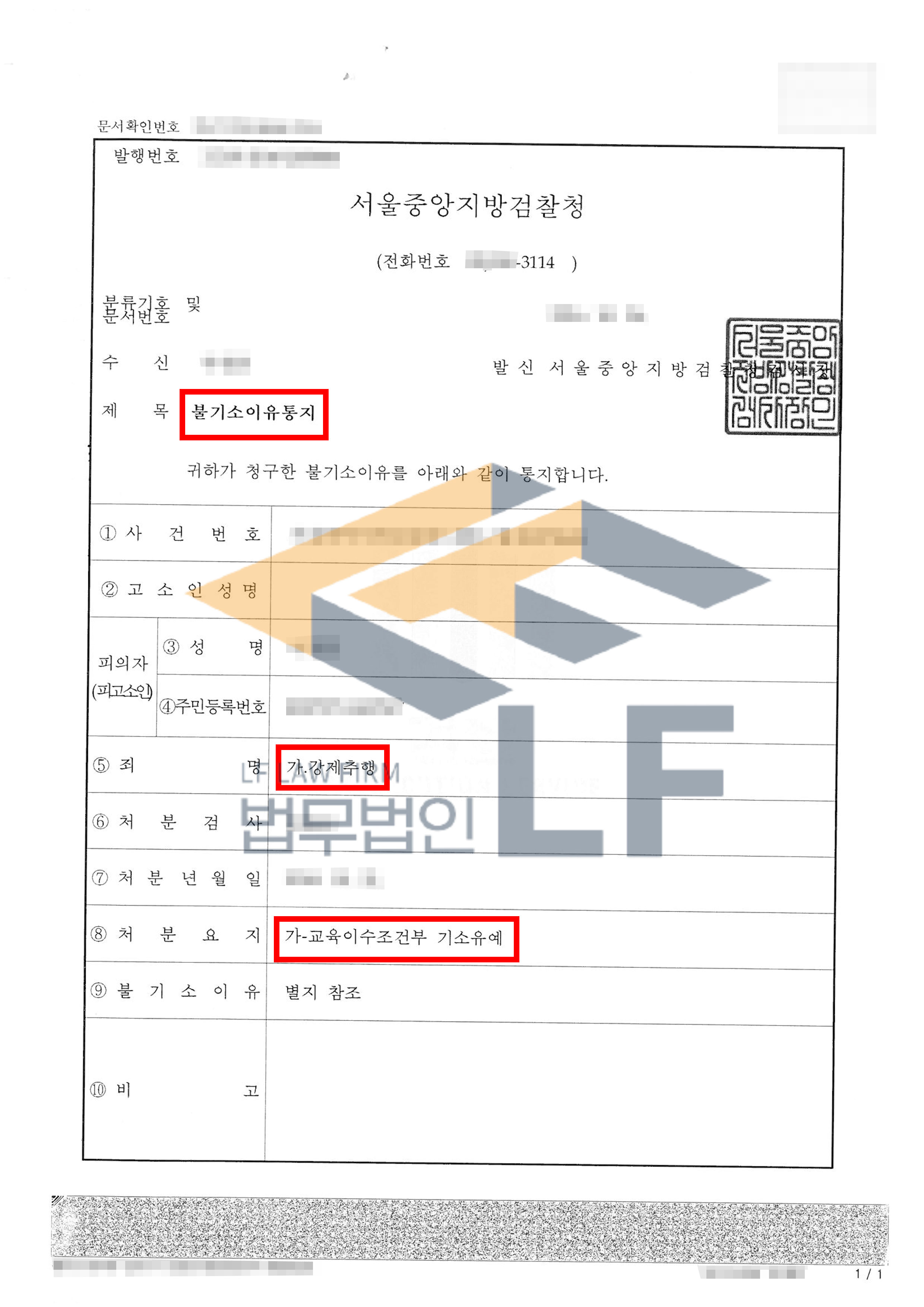 길거리에서 피해자에게 말을 걸고 골목으로 끌고 가 강제추행한 사건에서 기소유예 처분 변호사 사진