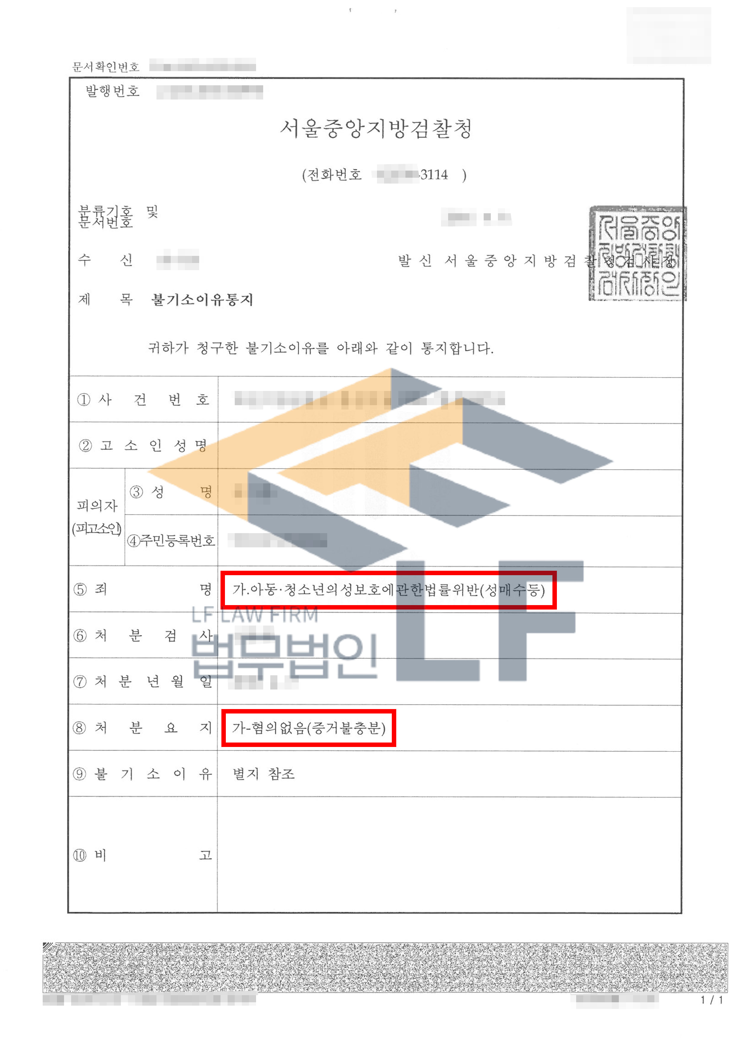 만남 어플을 통해 만난 미성년자와 성매수를 한 사건에서 혐의없음 처분 변호사 사진