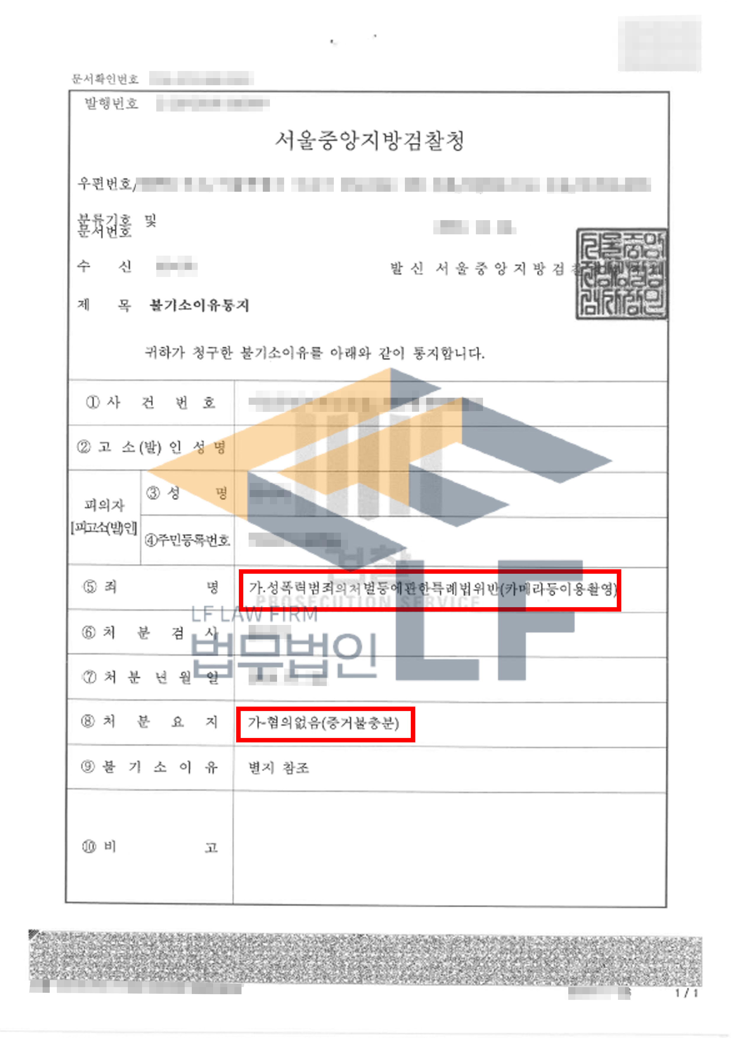 디지털 카메라를 이용하여 피해 여성의 성적 수치심을 유발할 수 있는 촬영을 한 사건에서 혐의없음 처분 변호사 사진